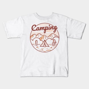 Camping - Camping addict Kids T-Shirt